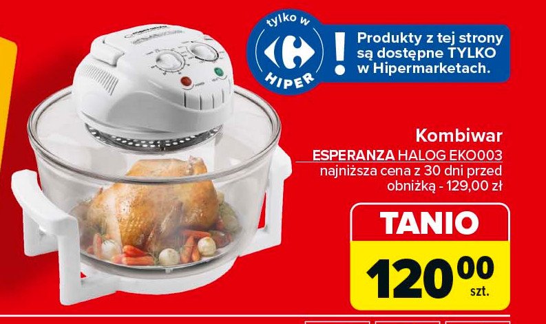 Kombiwar halogenowy ek0003 Esperanza promocja w Carrefour Market