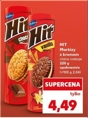 Ciastka waniliowe Hit Hit bahlsen promocja w Kaufland