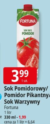 Sok Pomidorowy 1l promocja w Leclerc