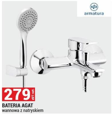 Bateria AGAT wannowa z natryskiem promocja w Merkury Market