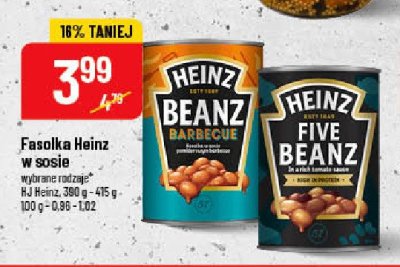 Fasolka w sosie barbecue Heinz promocja