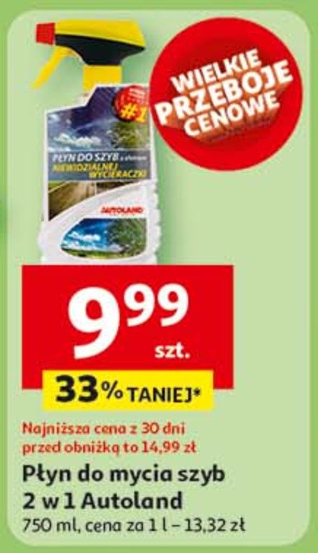 Płyn do mycia szyb Autoland promocja w Auchan