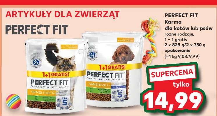 Karma dla kota sensitive indyk Perfect fit promocja