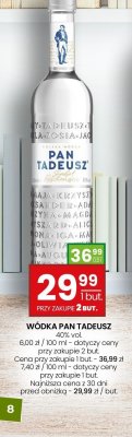 W贸dka PAN TADEUSZ promocja w Tw贸j Market