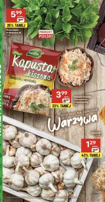 Czosnek Carrefour targ świeżości promocja w Delikatesy Centrum