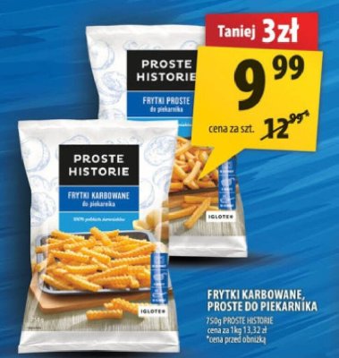 Frytki karbowane proste do piekarnika Proste Historie promocja w Arhelan