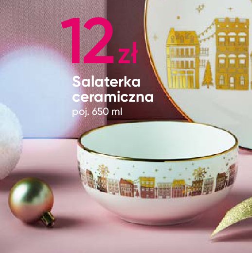 Salaterka ceramiczna 650 ml promocja w Pepco