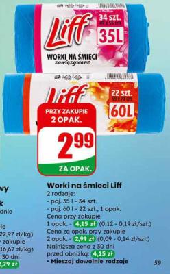 Worki na śmieci promocja w Dino