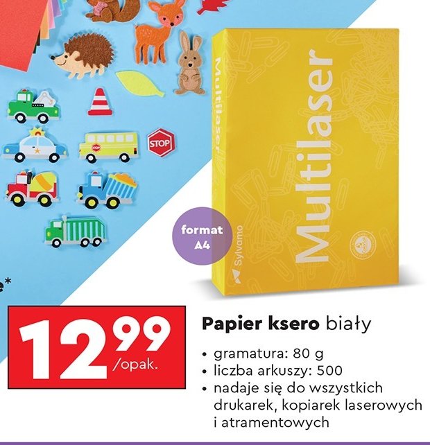 Papier xero a4 promocja w Biedronka