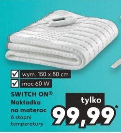 Nak艂adka na materac 150 x 80 cm 60 w Switch on promocja
