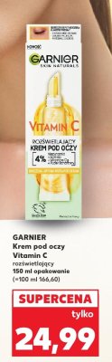 Krem pod oczy Vitamin C GARNIER rozświetlający promocja