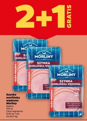 Szynka morlińska wędzona Morliny promocja w Netto