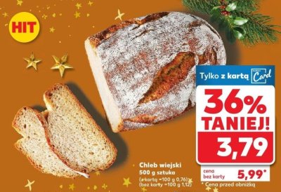 Chleb wiejski promocja w Kaufland