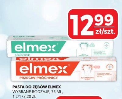 Pasta do zębów Elmex wybrane rodzaje, 75 ml promocja w Top Market