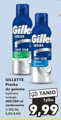 Pianka do golenia conditioning Gillette series promocja