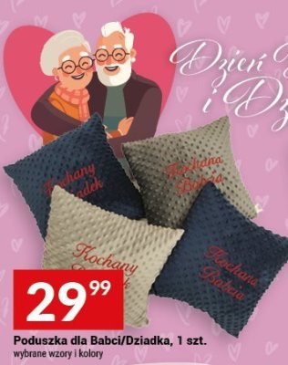 Poduszka dla Babci/Dziadka, 1 szt. promocja w Twój Market