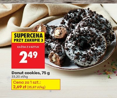 Donut cookies promocja w Biedronka