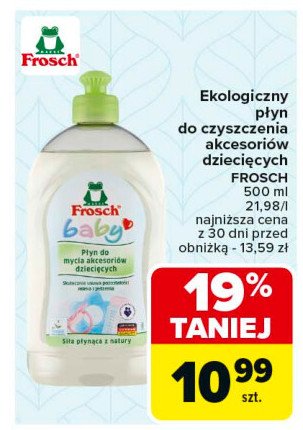 Płyn do mycia akcesoriów dziecięcych Frosch promocja w Carrefour