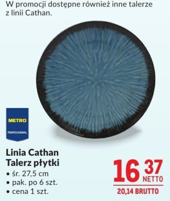 Talerz płytki Linia Cathan promocja w Makro