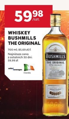 Whiskey Bushmills The Original promocja w Stokrotka