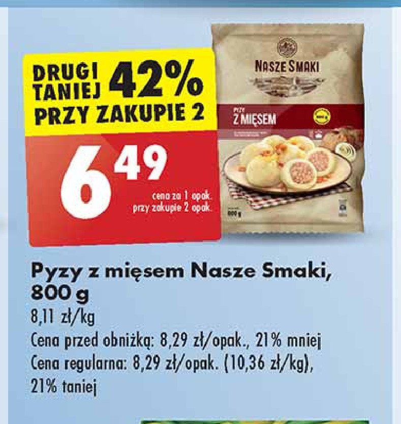 Pyzy z mięsem Nasze smaki promocja