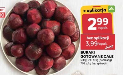 Buraki gotowane całe 500g promocja w Stokrotka
