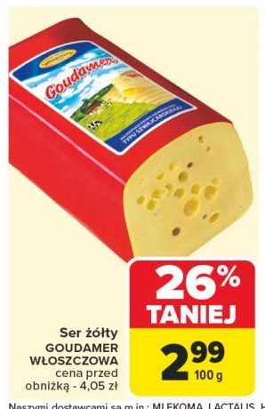 Ser goudamer Włoszczowa promocja w Carrefour