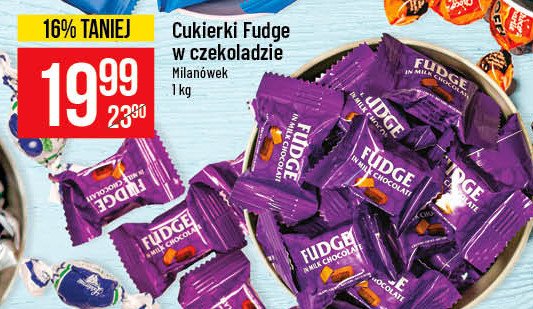 Cukierki fudge promocja