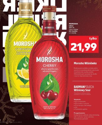 Wódka Morosha Cherry promocja w Kaufland