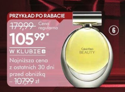 Woda perfumowana CALVIN KLEIN BEAUTY damska promocja w Super-Pharm