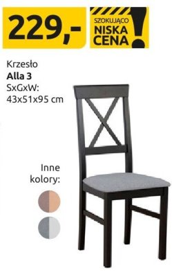 Krzesło Alta 3 Black Red White promocja