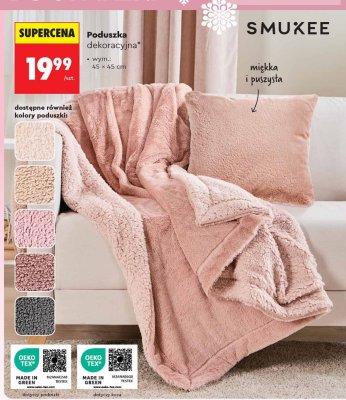 Koc z sherpa SMUKEE promocja w Biedronka