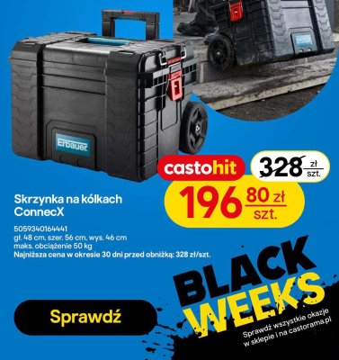 Skrzynka na kółkach ConnecX Erbauer promocja w Castorama