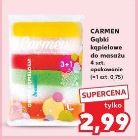 Gąbki kąpielowe CARMEN promocja