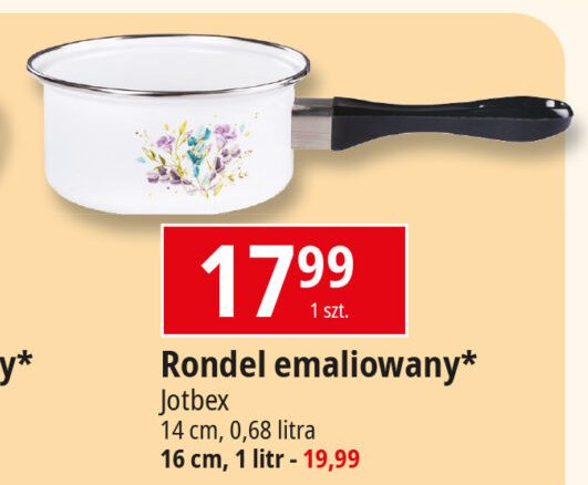 Rondel emaliowany 16 cm Jotbex promocja