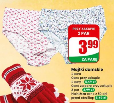 Rękawiczki materiałowe damskie / męskie promocja w Dino