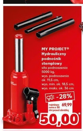 Podnośnik hydrauliczny 5t My project promocja