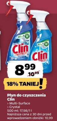 Płyn do czyszczenia Crystal promocja w Netto