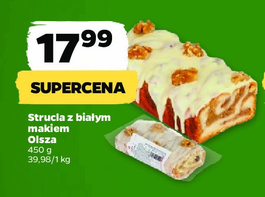 Strucla z bia艂ym makiem Olsza promocja