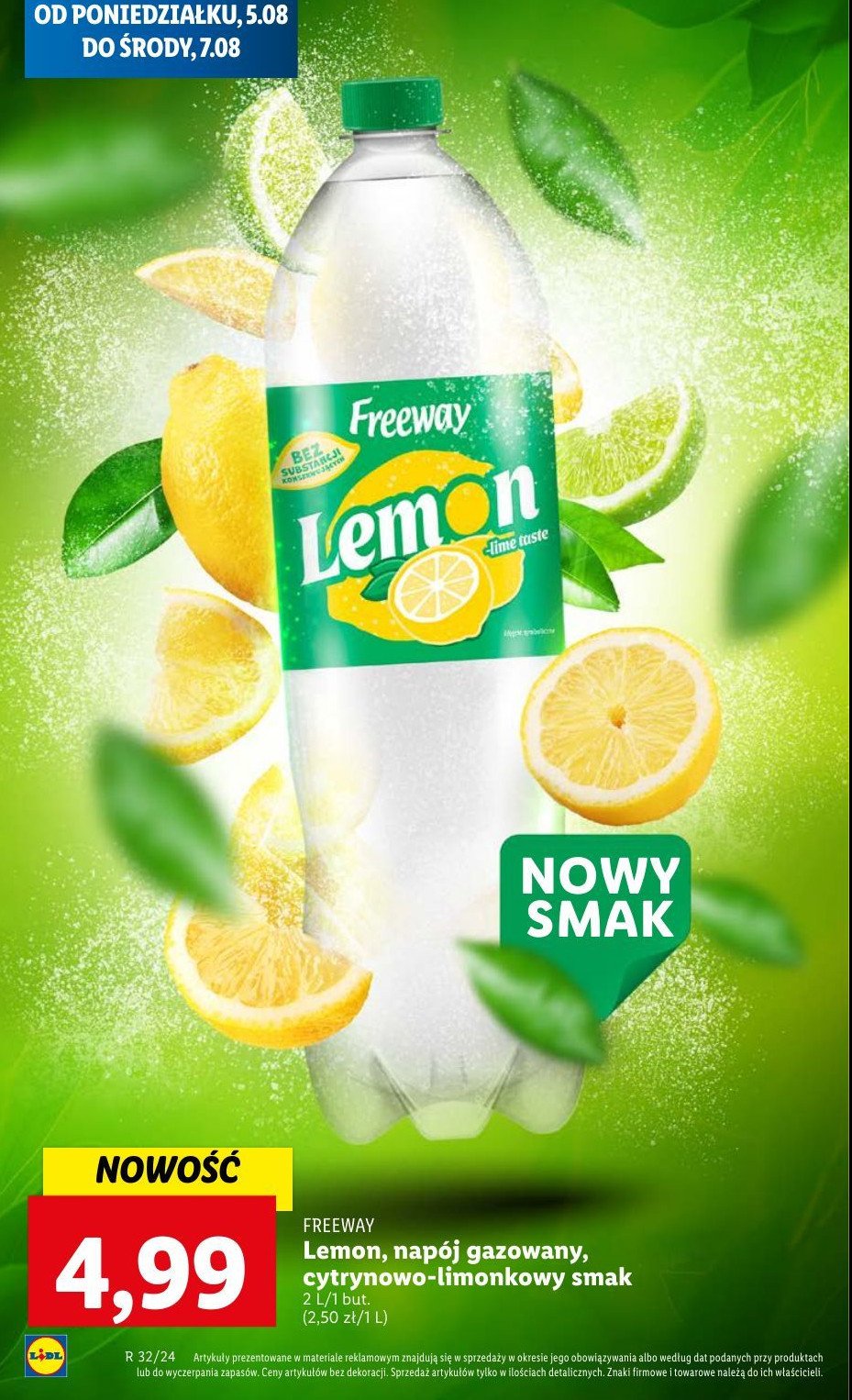 Napój gazowany lemon Freeway promocja