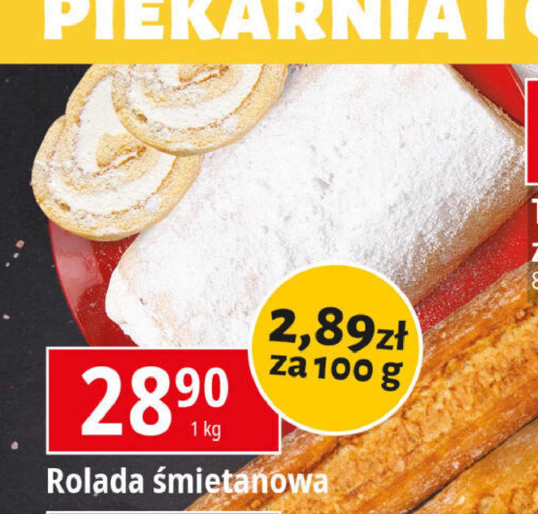 Rolada śmietanowa promocja w Leclerc