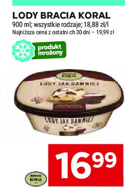 Lody śmietankowe z ciasteczkami Bracia koral lody jak dawniej promocja