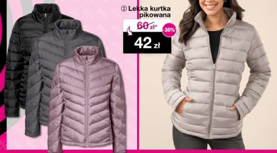 Lekka kurtka pikowana promocja w Woolworth