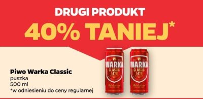 Piwo Warka Classic puszka promocja w Netto