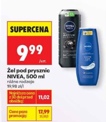 Żel pod prysznic, 500 ml promocja w Biedronka