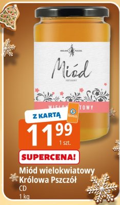 Miód wielokwiatowy Królowa Pszczół CD promocja w Leclerc