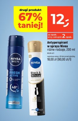Antyperspirant w sprayu Nivea różne rodzaje promocja w Dealz