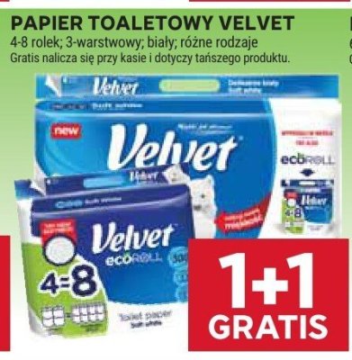 Papier toaletowy 4-8 rolek, 3-warstwowy promocja w Stokrotka
