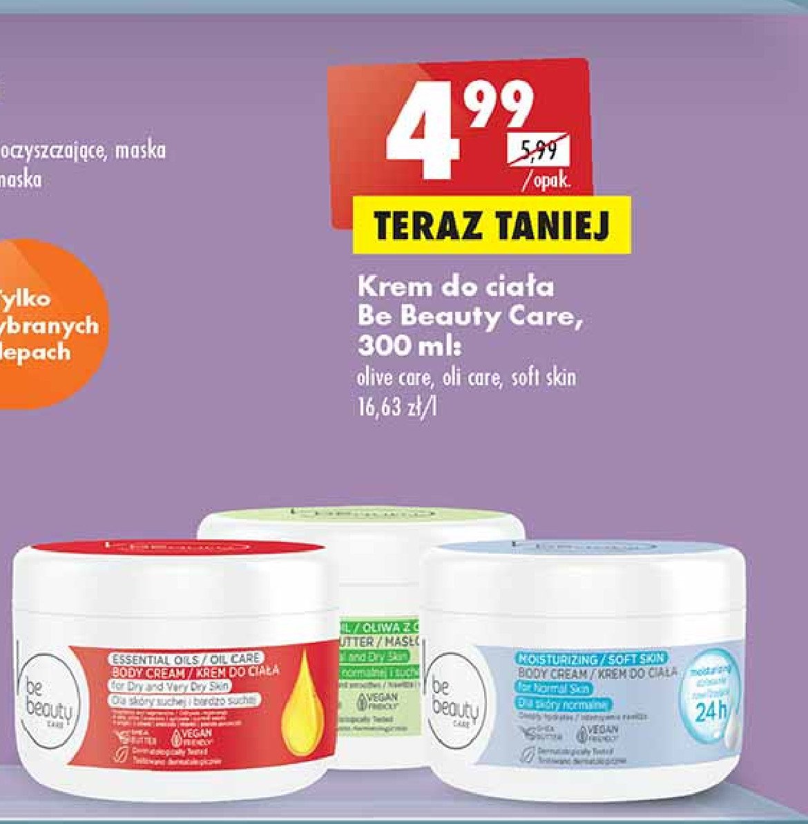 Krem do ciała z olejkami