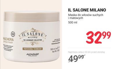 Maska do włosów suchych i matowych promocja w Rossmann